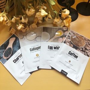 4 for $25 sheet face mask set